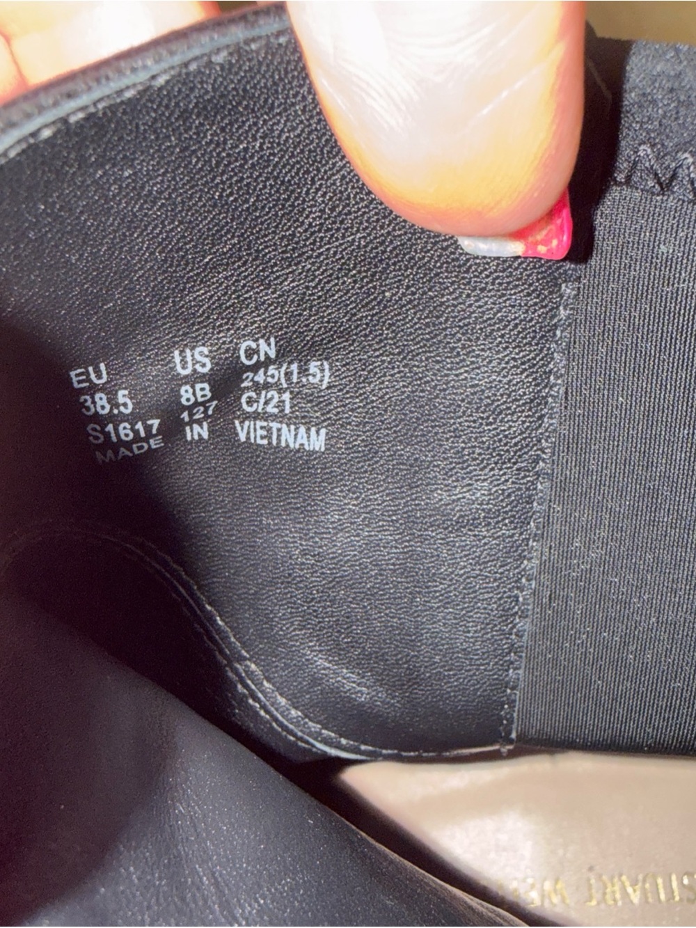 Stuart Weitzman Black Elemental Chelsea Boots - Picture 7 of 8